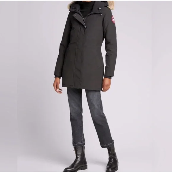 Canada Goose Victoria Parka Size S Black - Picture 8 of 12